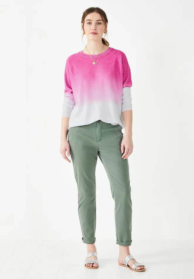 Hush Jumpers and Cardigans Women Gwithian Metallic Jumper Pinksilver Metallic