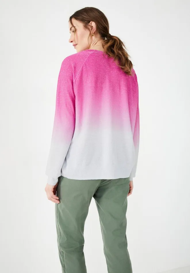 Hush Jumpers and Cardigans Women Gwithian Metallic Jumper Pinksilver Metallic Hush Jumpers and Cardigans Women Gwithian Metallic Jumper Pinksilver Metallic