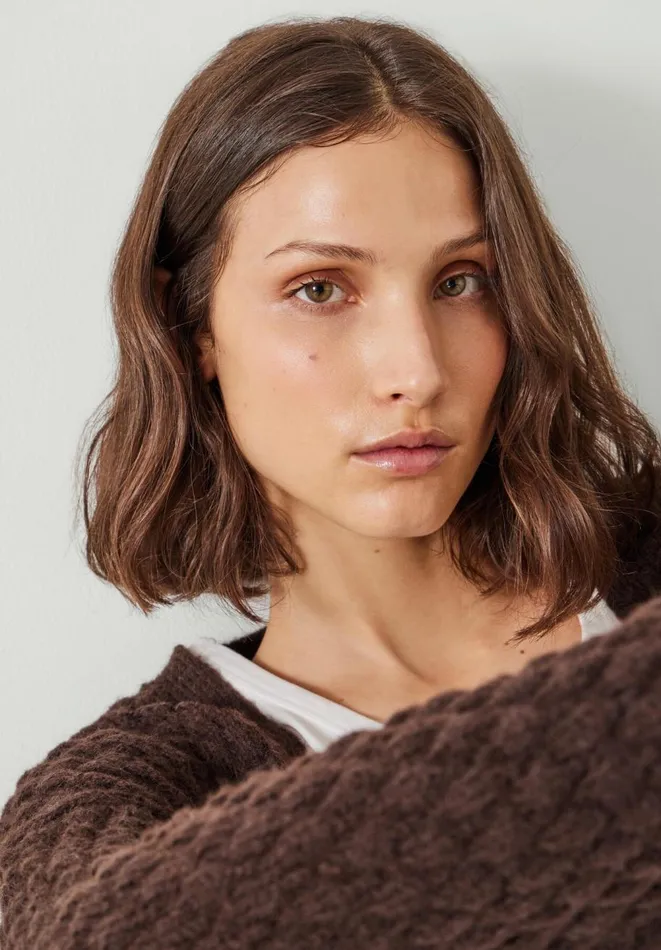 Hush Jumpers and Cardigans Women Mischa Textured Cardigan Chocolate Hush Jumpers and Cardigans Women Mischa Textured Cardigan Chocolate