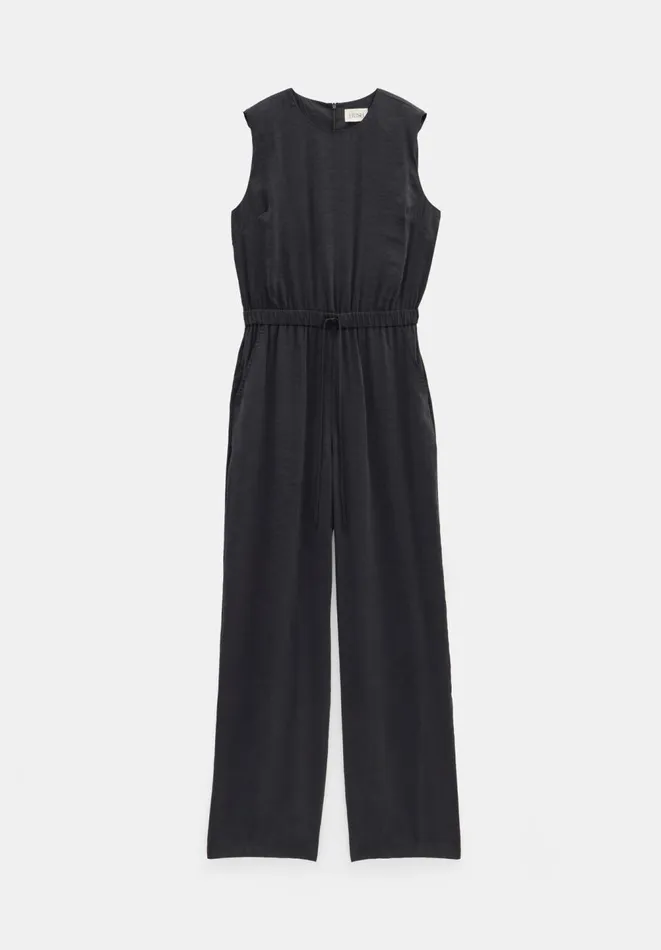 Hush Jumpsuits Women Kirza Textured Jumpsuit Washed Black Hush Jumpsuits Women Kirza Textured Jumpsuit Washed Black
