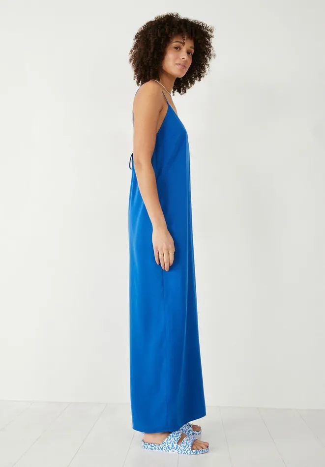 Hush Jumpsuits Women Liana Tie Back Wide Leg Jumpsuit Bold Blue Hush Jumpsuits Women Liana Tie Back Wide Leg Jumpsuit Bold Blue