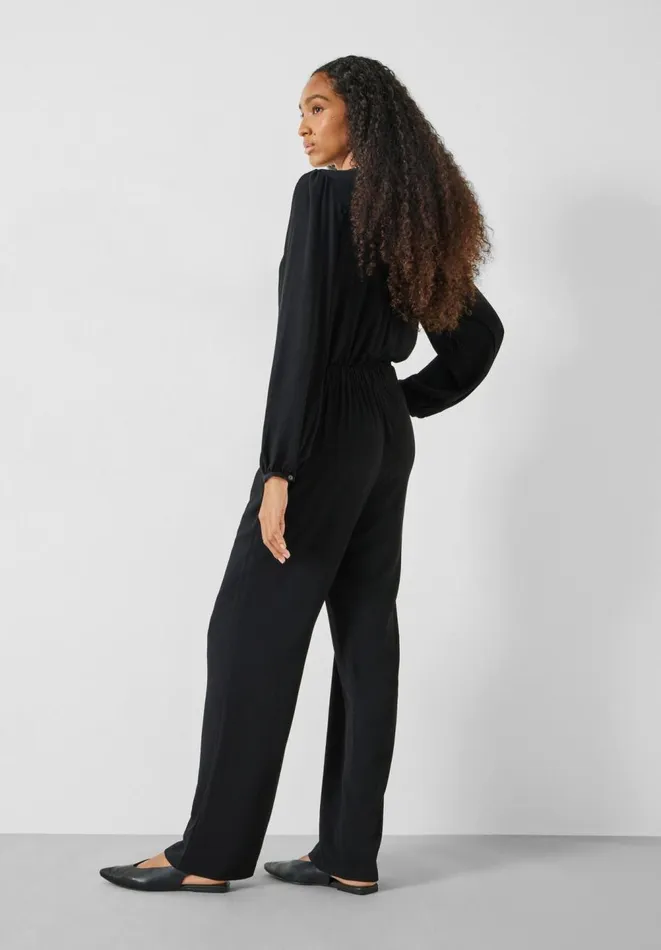 Hush Jumpsuits Women Ottilie Wrap Jumpsuit Black Hush Jumpsuits Women Ottilie Wrap Jumpsuit Black