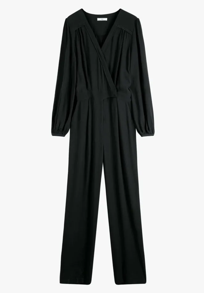 Hush Jumpsuits Women Ottilie Wrap Jumpsuit Black Hush Jumpsuits Women Ottilie Wrap Jumpsuit Black