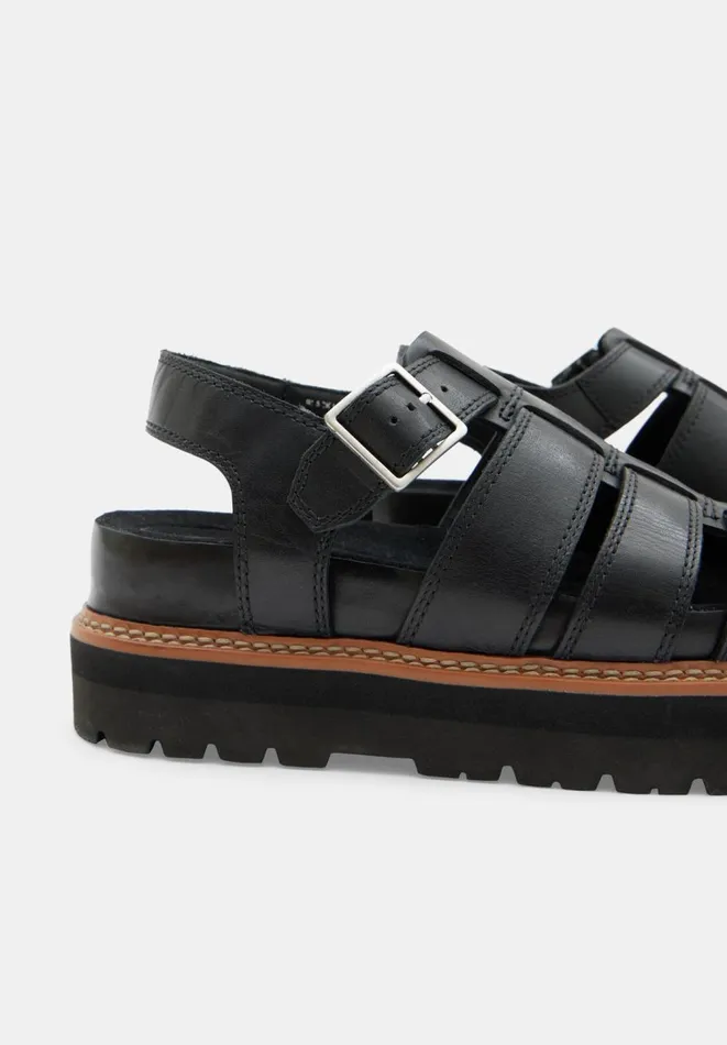 Hush Sandals Women Clarks Orianna Twist Leather Sandals Black Hush Sandals Women Clarks Orianna Twist Leather Sandals Black
