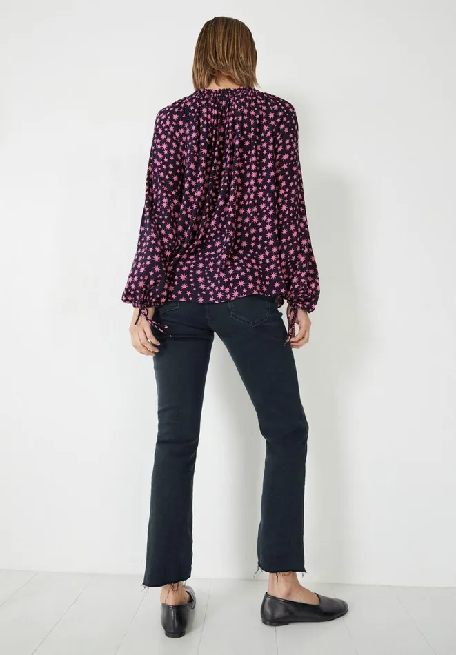 Hush Shirts and Blouses Women Ameila Blouse Bright Star Navypink Hush Shirts and Blouses Women Ameila Blouse Bright Star Navypink