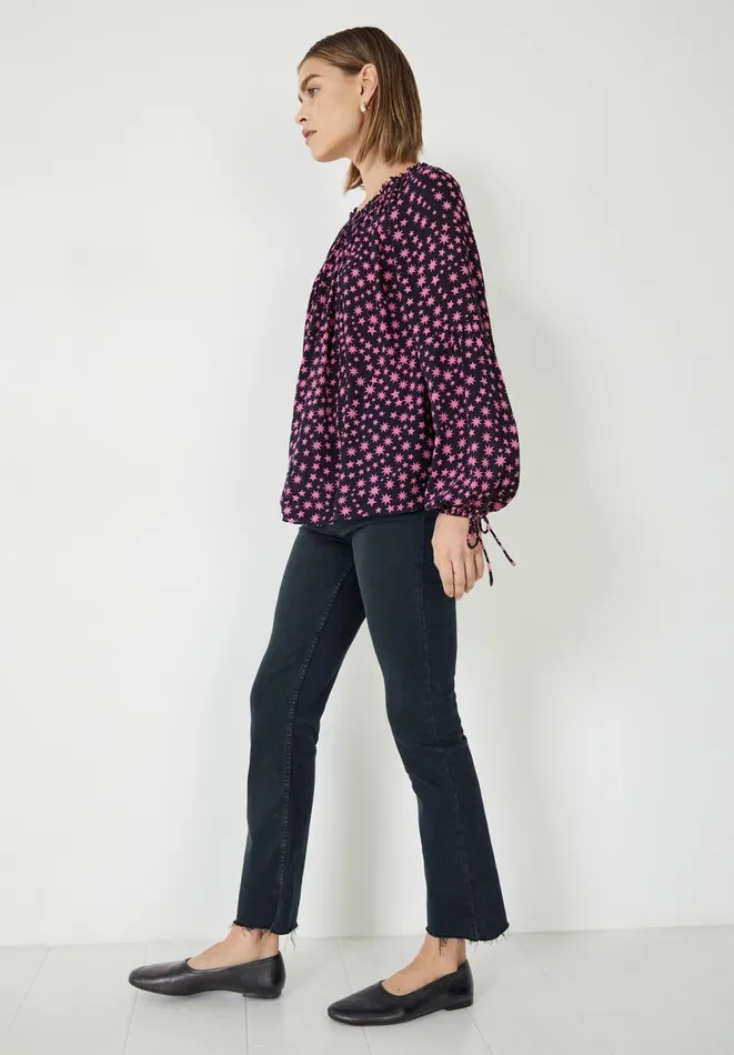 Hush Shirts and Blouses Women Ameila Blouse Bright Star Navypink Hush Shirts and Blouses Women Ameila Blouse Bright Star Navypink