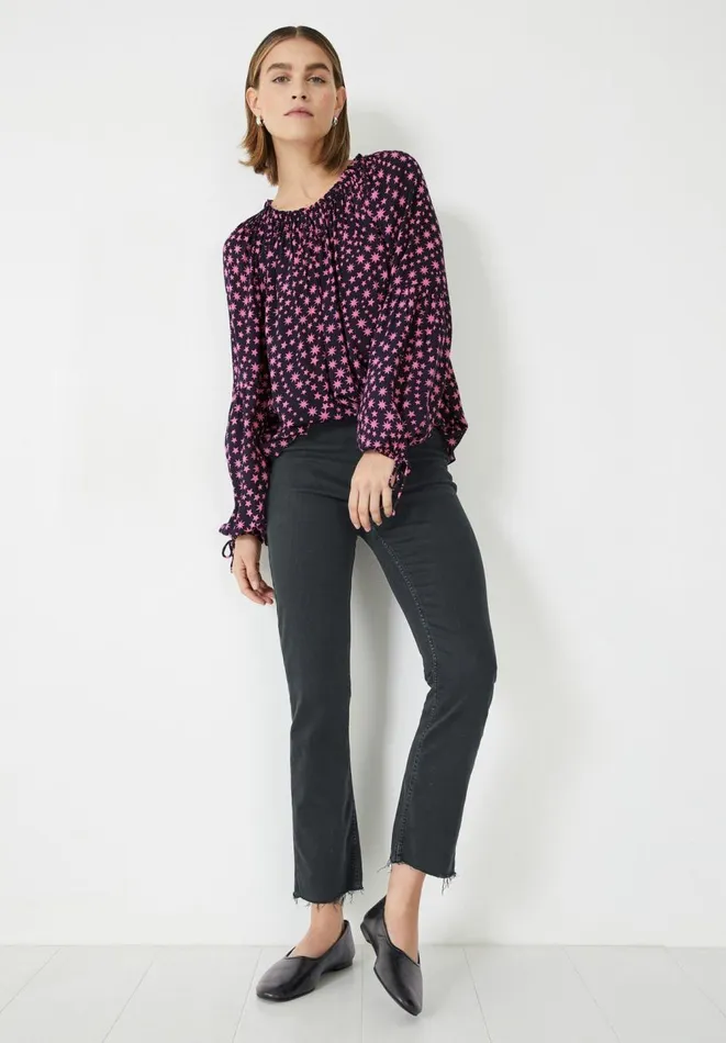 Hush Shirts and Blouses Women Ameila Blouse Bright Star Navypink Hush Shirts and Blouses Women Ameila Blouse Bright Star Navypink
