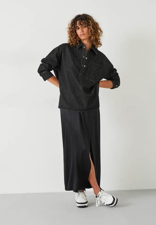 Hush Shirts and Blouses Women Daya Denim Shirt Washed Black