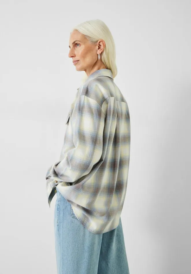 Hush Shirts and Blouses Women Enya Checked Cotton Shirt Soft Woven Check Hush Shirts and Blouses Women Enya Checked Cotton Shirt Soft Woven Check