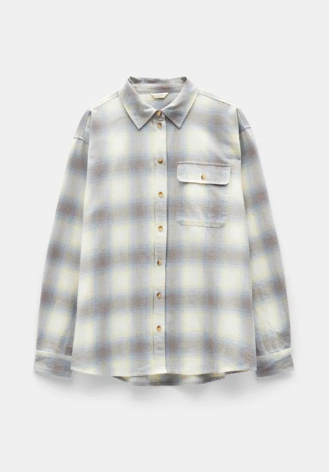 Hush Shirts and Blouses Women Enya Checked Cotton Shirt Soft Woven Check Hush Shirts and Blouses Women Enya Checked Cotton Shirt Soft Woven Check
