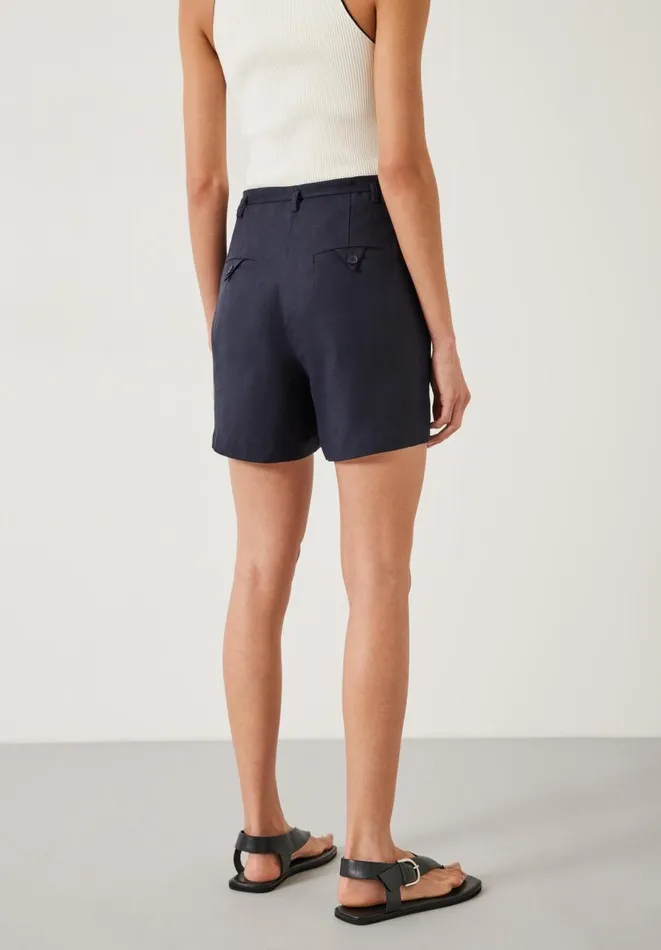 Hush Shorts Women Belted Tailored Shorts Midnight Hush Shorts Women Belted Tailored Shorts Midnight