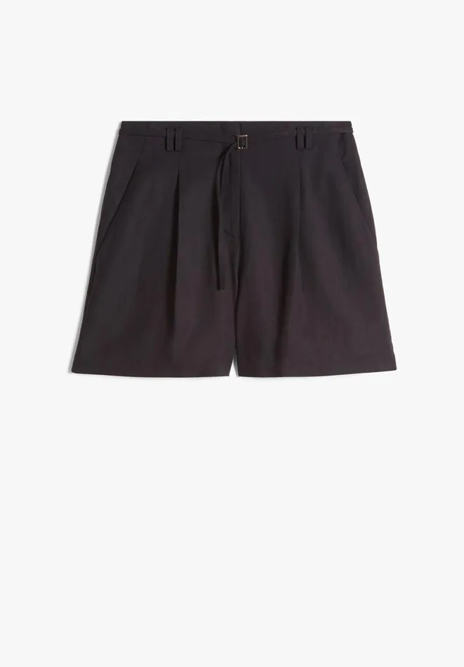 Hush Shorts Women Belted Tailored Shorts Midnight Hush Shorts Women Belted Tailored Shorts Midnight