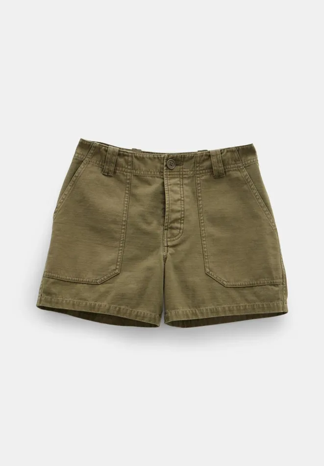 Hush Shorts Women Kia Washed Shorts Khaki Hush Shorts Women Kia Washed Shorts Khaki