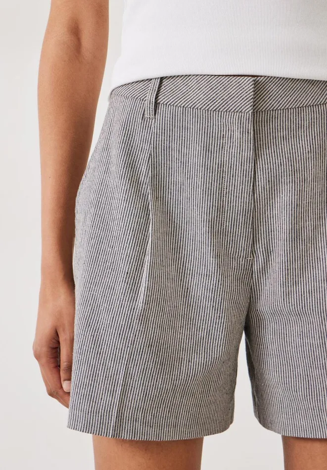 Hush Shorts Women Shona Striped Shorts Grey Hush Shorts Women Shona Striped Shorts Grey