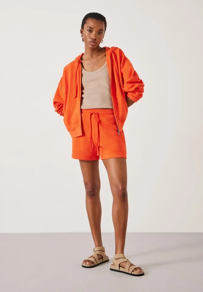 Hush Shorts Women Tania Textured Shorts Orange