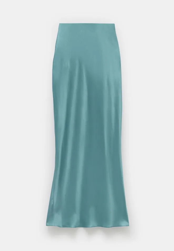 Hush Skirts Women Allie Satin Skirt Arctic Hush Skirts Women Allie Satin Skirt Arctic