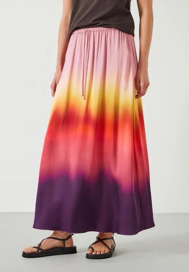 Hush Skirts Women Avery Ombre Maxi Skirt Sunset Ombre Hush Skirts Women Avery Ombre Maxi Skirt Sunset Ombre