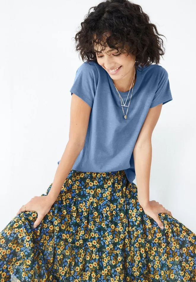 Hush Skirts Women Branwen Maxi Skirt Dark Pop Floral Hush Skirts Women Branwen Maxi Skirt Dark Pop Floral