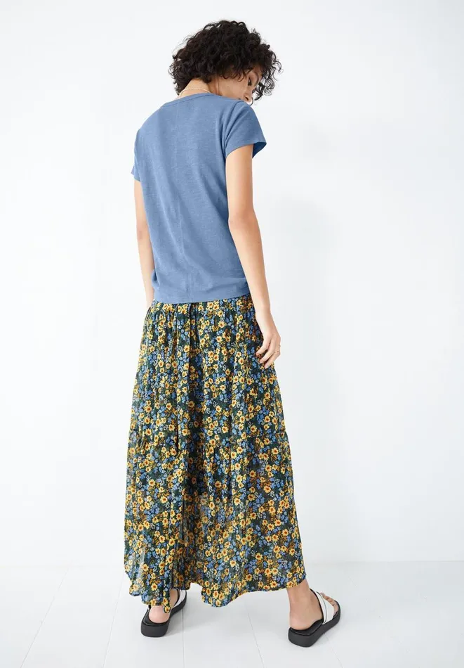 Hush Skirts Women Branwen Maxi Skirt Dark Pop Floral Hush Skirts Women Branwen Maxi Skirt Dark Pop Floral