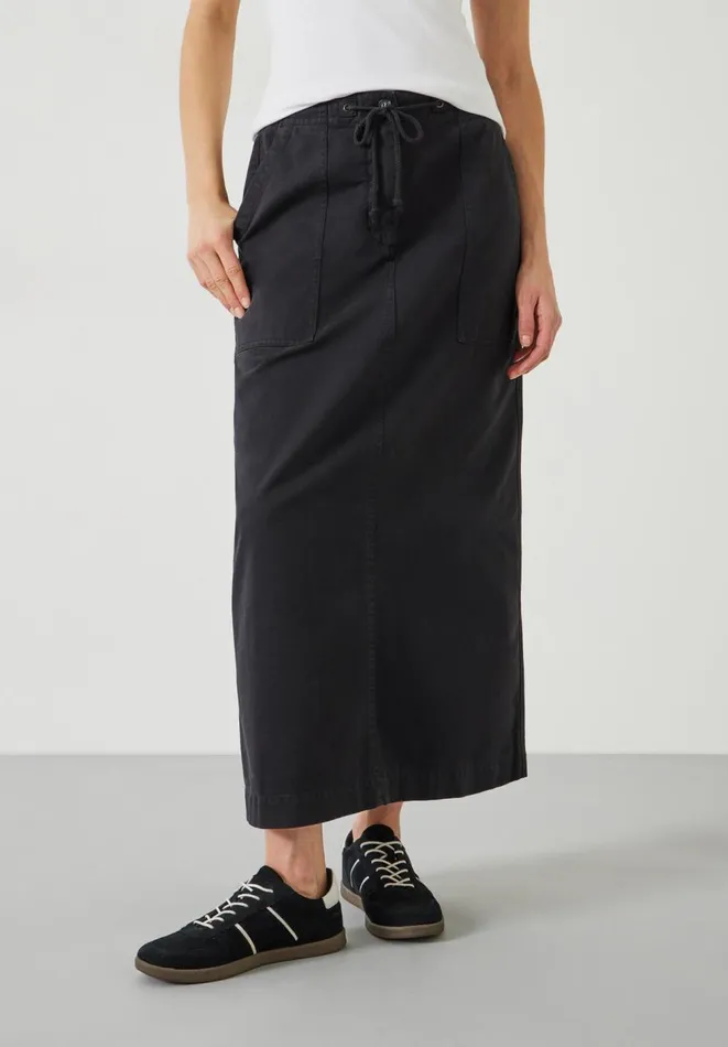Hush Skirts Women Kristen Cargo Maxi Skirt Black Hush Skirts Women Kristen Cargo Maxi Skirt Black
