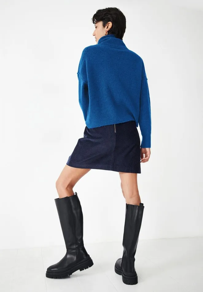 Hush Skirts Women Lula Corduroy Mini Skirt Navy Hush Skirts Women Lula Corduroy Mini Skirt Navy