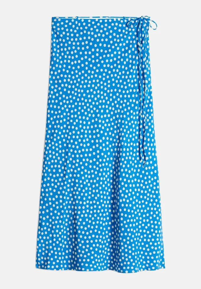 Hush Skirts Women Simone Belted Midi Skirt Spot Bluewhite Hush Skirts Women Simone Belted Midi Skirt Spot Bluewhite