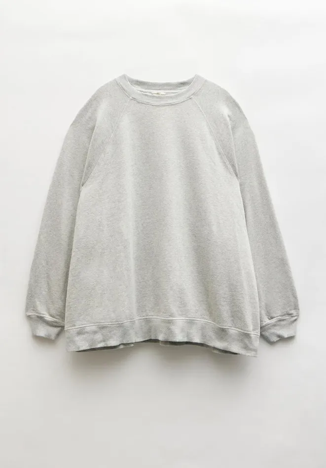 Hush Sweatshirts and Hoodies Women Megan Oversized Sweatshirt Grey Marl