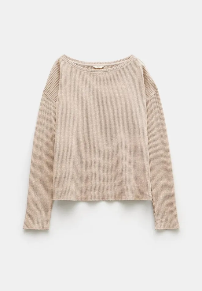 Hush Tops and Tshirts Women Faye Textured Waffle Top Seneca Rock Hush Tops and Tshirts Women Faye Textured Waffle Top Seneca Rock