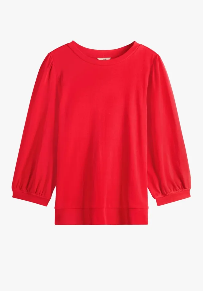 Hush Tops and Tshirts Women Mimi Puff Sleeve TShirt Red Hush Tops and Tshirts Women Mimi Puff Sleeve TShirt Red