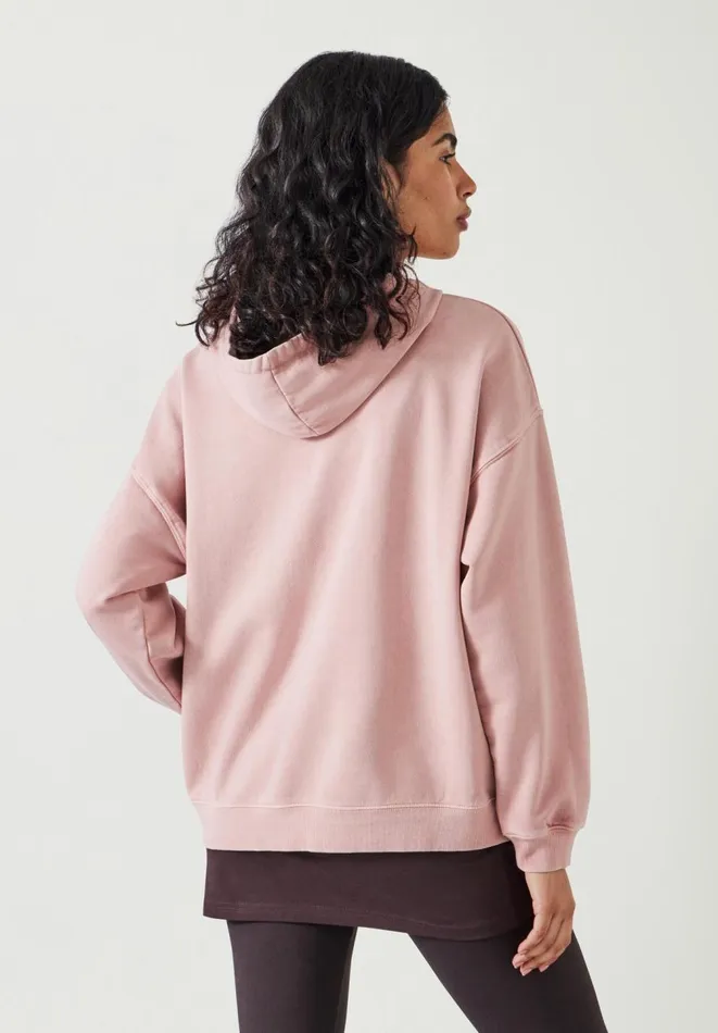 Hush Tops and Tshirts Women Shay Oversized Heavyweight Hoodie Dusty Pink Hush Tops and Tshirts Women Shay Oversized Heavyweight Hoodie Dusty Pink