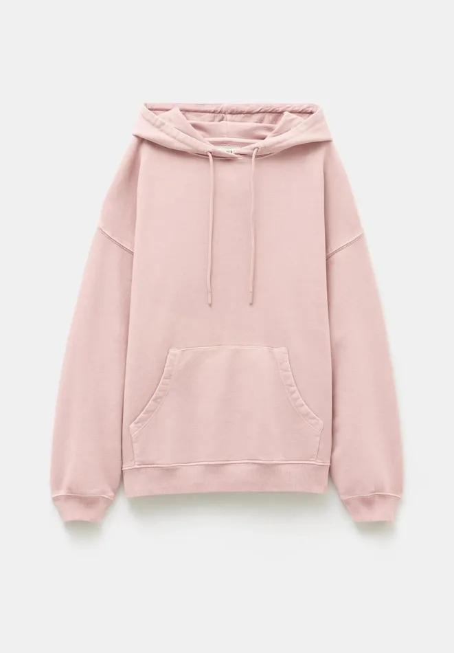 Hush Tops and Tshirts Women Shay Oversized Heavyweight Hoodie Dusty Pink Hush Tops and Tshirts Women Shay Oversized Heavyweight Hoodie Dusty Pink
