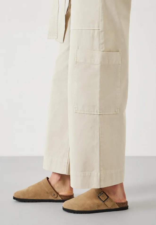 Hush Trousers Women Annie Ankle Grazer Trousers Neutral Stone Hush Trousers Women Annie Ankle Grazer Trousers Neutral Stone