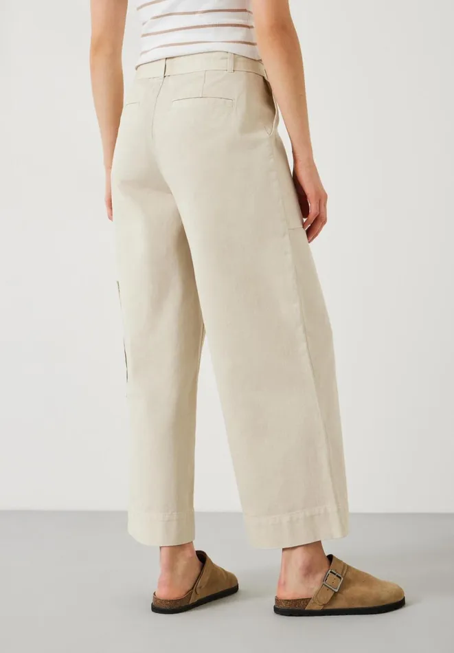 Hush Trousers Women Annie Ankle Grazer Trousers Neutral Stone Hush Trousers Women Annie Ankle Grazer Trousers Neutral Stone