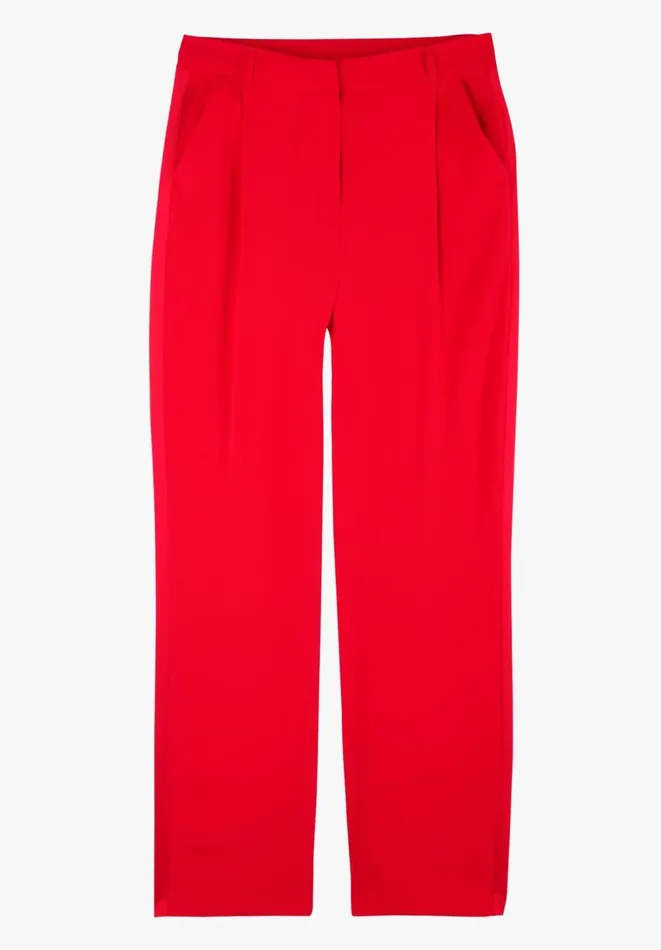 Hush Trousers Women Celeste Wide Leg Trousers Fiery Red Hush Trousers Women Celeste Wide Leg Trousers Fiery Red