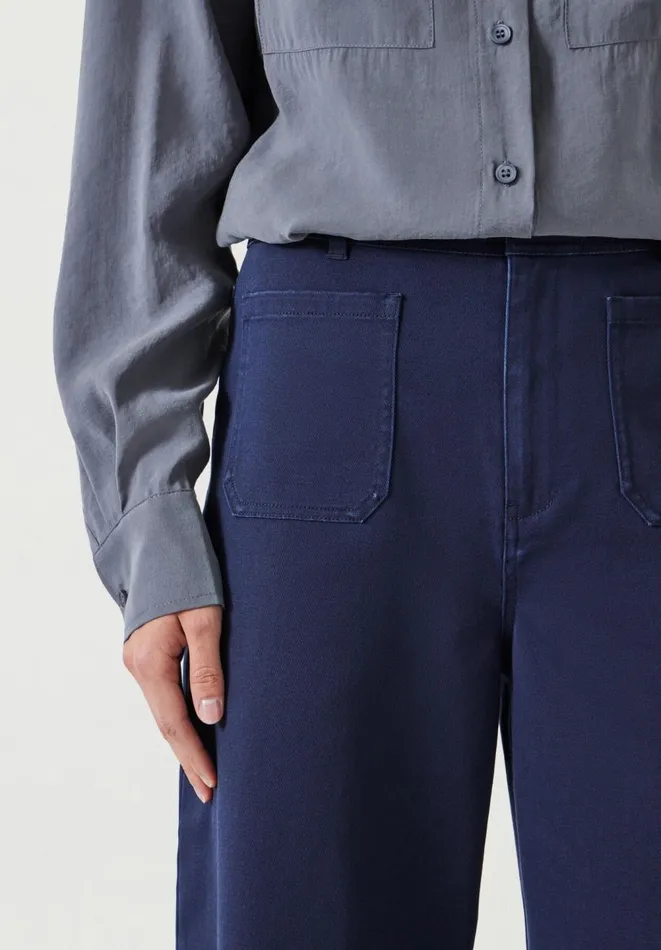 Hush Trousers Women Rowan Flared Trousers Dark Navy Hush Trousers Women Rowan Flared Trousers Dark Navy