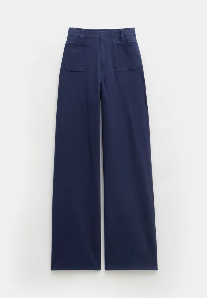 Hush Trousers Women Rowan Flared Trousers Dark Navy Hush Trousers Women Rowan Flared Trousers Dark Navy