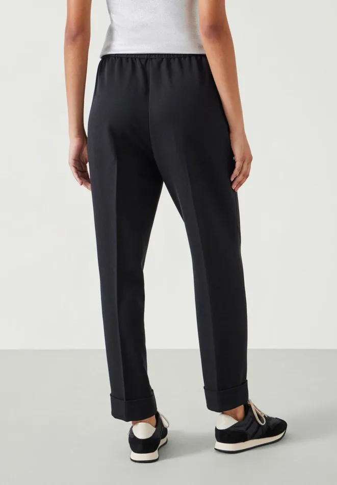 Hush Trousers Women Slim Pull On Suit Trousers Black Hush Trousers Women Slim Pull On Suit Trousers Black