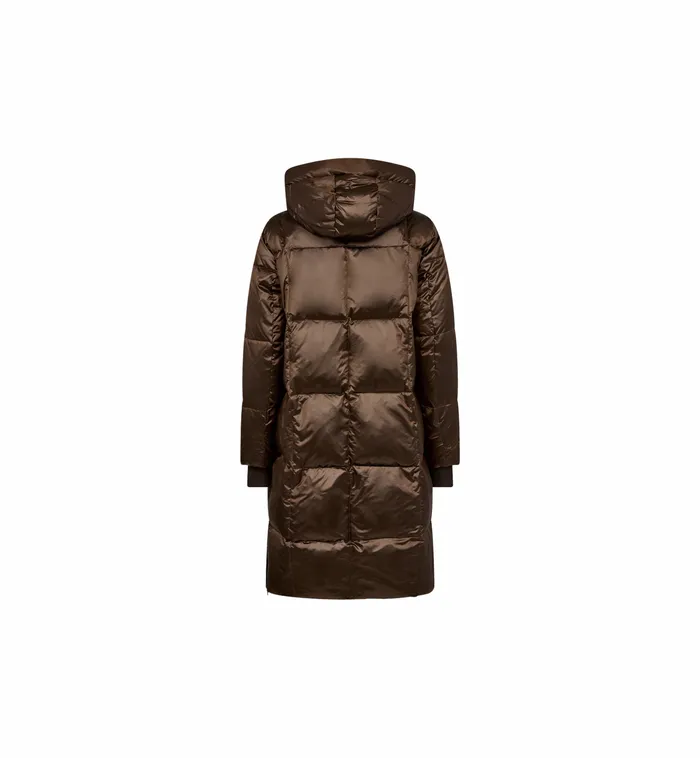 Jackets and Coats MOS MOSH Women MMNova Metallic Down Coat Rain Drum Jackets and Coats MOS MOSH Women MMNova Metallic Down Coat Rain Drum