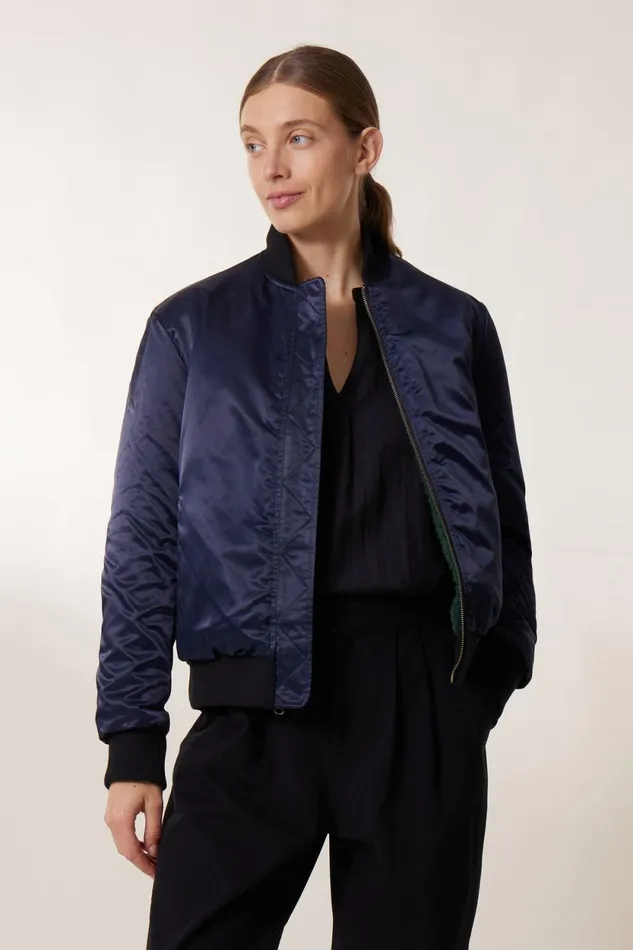 Jackets and Coats Women Leon and Harper Avarana Rev Coat Navy