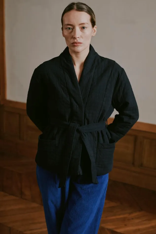 Jackets and Coats Women Leon and Harper Kimono Vertu Pln Indigo