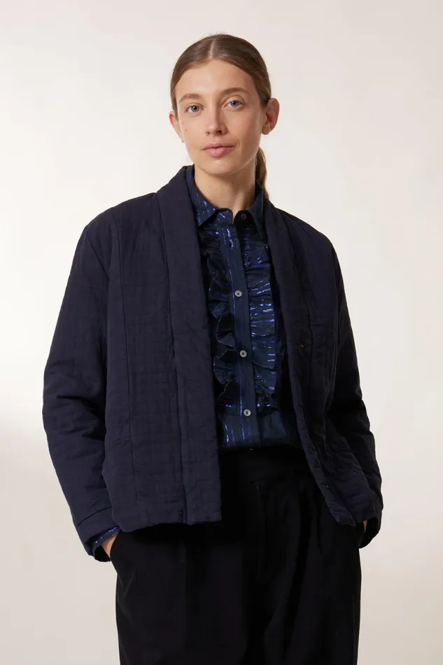 Jackets and Coats Women Leon and Harper Kimono Vertu Pln Indigo
