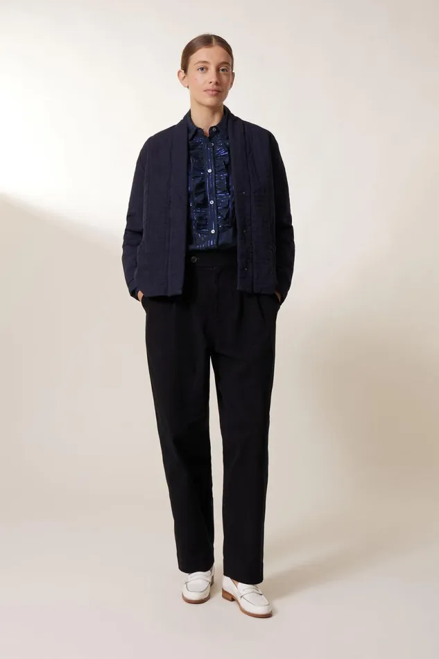 Jackets and Coats Women Leon and Harper Kimono Vertu Pln Indigo