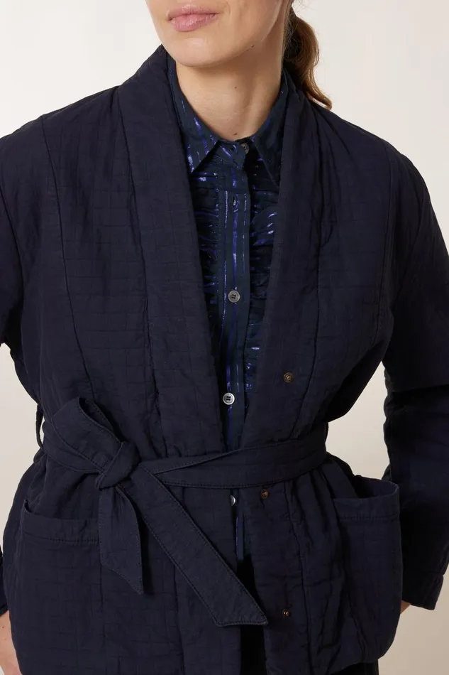 Jackets and Coats Women Leon and Harper Kimono Vertu Pln Indigo