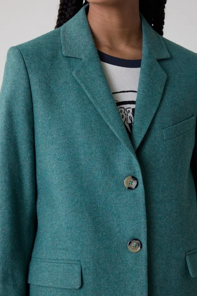 Jackets and Coats Women Leon and Harper Venice Pln Ah23 Jacket Green