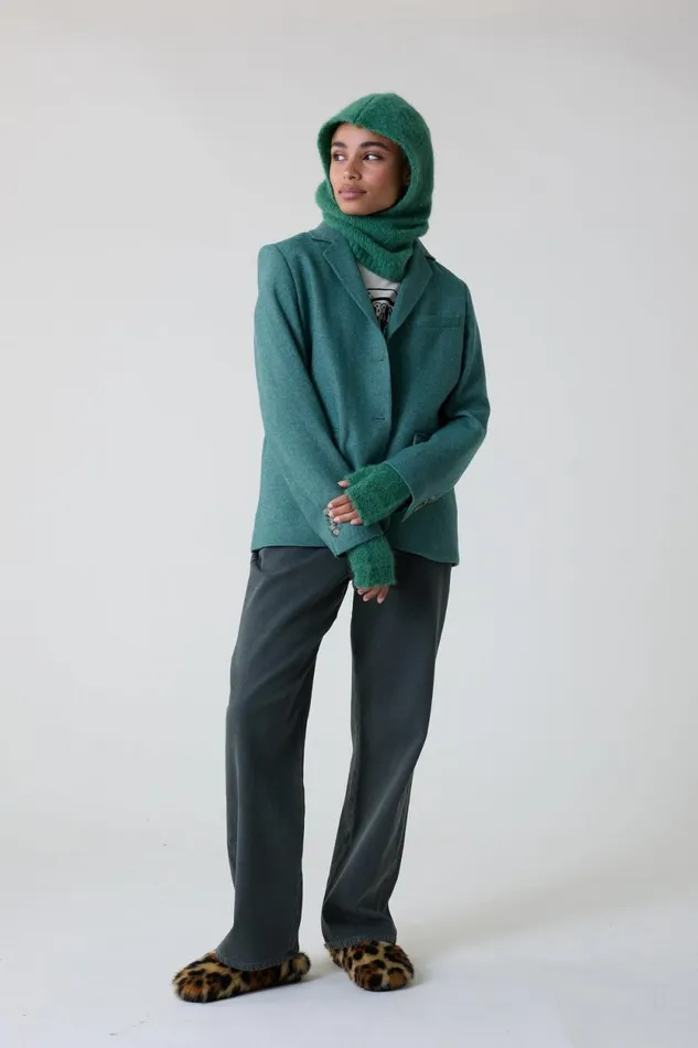 Jackets and Coats Women Leon and Harper Venice Pln Ah23 Jacket Green