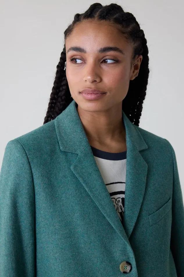 Jackets and Coats Women Leon and Harper Venice Pln Ah23 Jacket Green