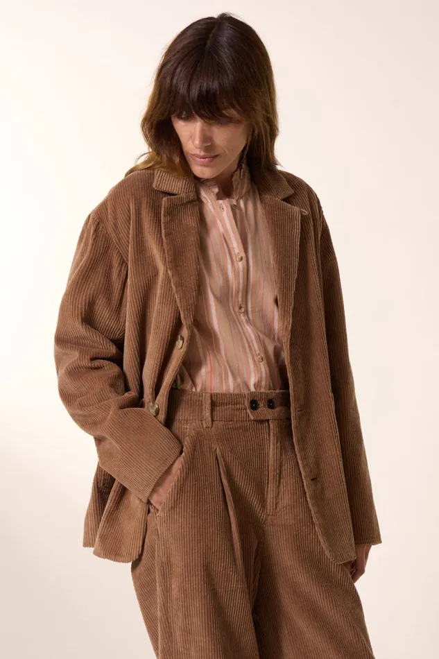 Jackets and Coats Women Leon and Harper Viviane Pln Jacket Beige
