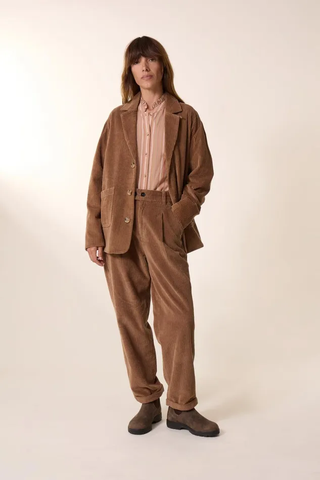 Jackets and Coats Women Leon and Harper Viviane Pln Jacket Beige