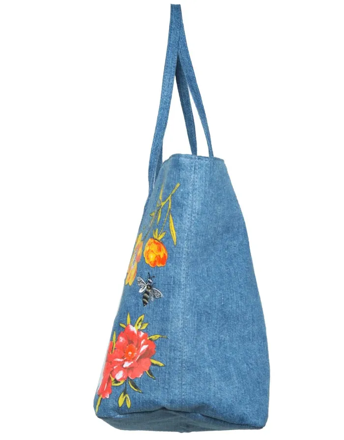Jackie Garden Party Hada Mada Denim Women039s Lauren Moshi Bags