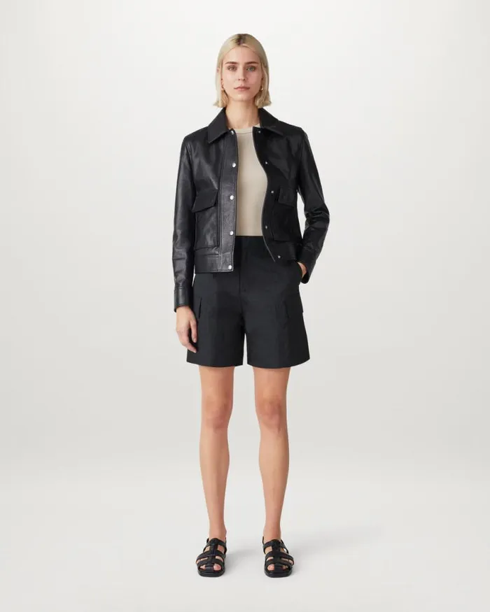 Jeans and Trousers Women Belstaff Stoke Short Black Jeans and Trousers Women Belstaff Stoke Short Black